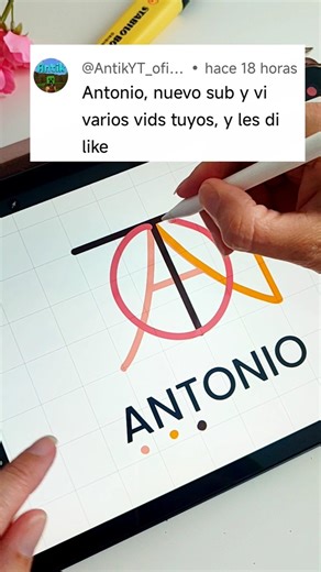 Logo Antonio #tattooideas #logo #logodesign #logoname #namelogo #logotype #digitalart #monogram
