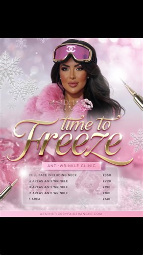 Winter Anti-Wrinkle Treatment Available This Sunday