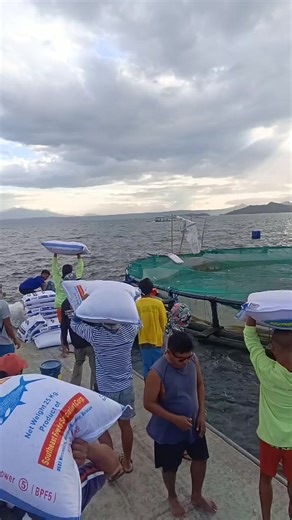 Unloading Fish Feeds in Cages Explained