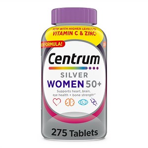 Centrum Silver Multivitamins for Women Over 50, Multimineral Supplement Tablets, 275 ct. - Samsclub.com