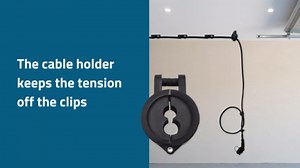 EVoCharge EV Charging Cable Management Kit, Ceiling and Wall Mount EV Cable Holder, for Level 2 Chargers, Organize Your EV Charge Cable and Improve Electric Vehicle Charging at Home