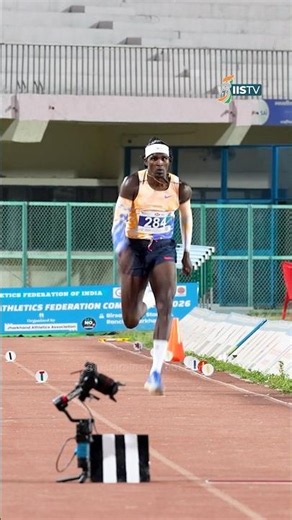 Praveen Chithravel's jump in Ranchi to qualify for the Commonwealth Games | #sports #athletics