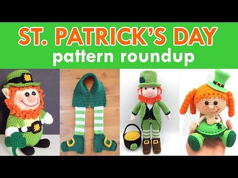 St. Patrick's Day Crochet Patterns! CROCHET PATTERN ROUNDUP!