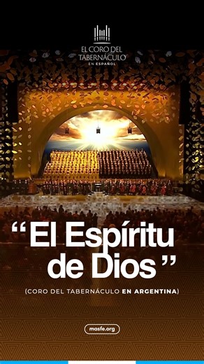 23K views · 3.3K reactions | Con “El Espíritu de Dios”, uno de los himnos más significativos y hermosos de la Restauración, el Coro del Tabernáculo eleva su voz en español y llena de espíritu cada rincón del Movistar Arena. #masfe #sud #corodeltabernaculo | Masfe.org | Facebook