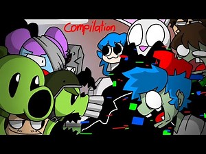 Bad Bash X Bloom n Brainz FNF PVZ Animation Compilation