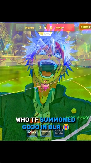 I Met Gojo in BLR 😈🥀 #robloxshorts #roblox #bluelockrivals #donlorenzo #bluelock