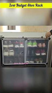 Low Budget Shoe Rack - Space Saving Shoe Cabinet for a Clutter-Free Entryway