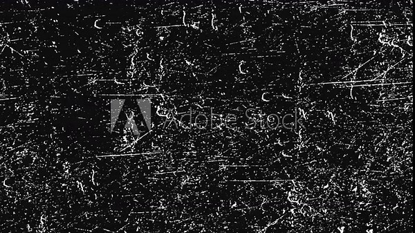 Grunge Scratched Texture Overlay with Heavy Distress and Noise, Dark Abstract Background for Cinematic Video Editing and Visual Effects