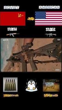 AK-47 vs AR-15: The Real Winner Might Surprise You #shorts #history