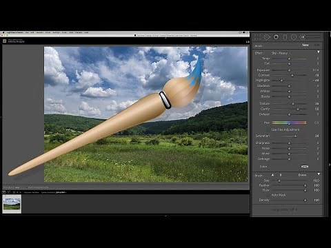 How To Create a CUSTOM BRUSH in LIGHTROOM