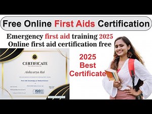Free Online First Aid Certification | Quick & Easy First Aid Training | First aid certificate online