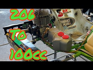 Karting Vlog: Part 1 mounting a VLR Vortex 100cc on your 206 chassis.