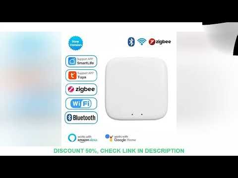 Zigbee Gateway Hub Tuya Smart Home WIFI Bluetooth Wireless Multi Mode Gateway Smart Life APP Work Wi
