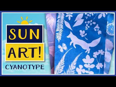 Beginner Cyanotype Tutorial | Sun Printing with Nature