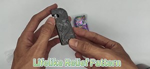 Torch Lighter, Relief Magic Dragon Dual Flame Lighter with Adjusting Flame Tool, Creative Windproof Lighter, Cool Jet Flame Torch Lighter, Refillable Butane Gifts Lighter for Outdoor Indoor(Black)