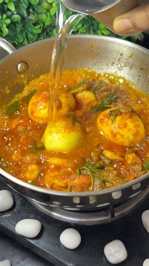 Prawns Egg Curry