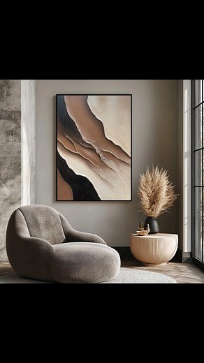 Let the art of earth texture become a footnote to the texture of family affection in the corners of the home. #art #painting #home #homedecor | Artextured