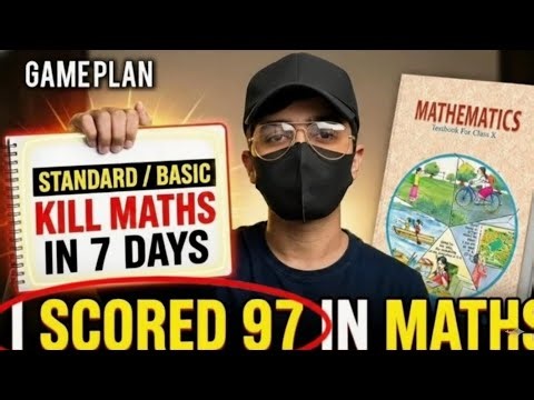 I scored 97 marks in MATHS in 7 days | Class 10th board exam #class10 #boardexam