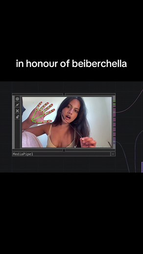 using a hand tracking vocoder I coded in touch designer!!! 🌠 #justinbeiber #electronicmusic #producer #production #singing