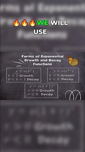 The Exponential Decay Trick Test Makers Love #shorts #ACTMath
