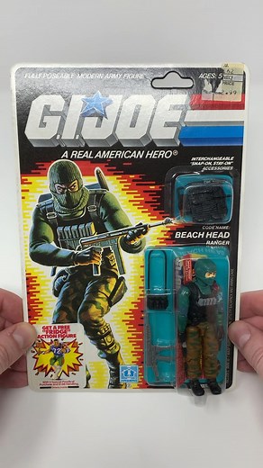 Check out my Beachhead figure from GI Joe Series 5 in 1986. Do you guys know where Beachhead ranks in the GI Joe chain of command (1st, 2nd, 3rd, etc)?#hasbro #gijoe #beachhead #sunbow | Rare Action Figures