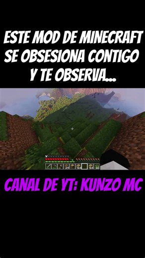 Probé el Mod de TERROR que te OBSERVA y PERSIGUE en Minecraft