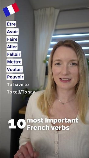The 10 Most Common French Verbs 🇫🇷