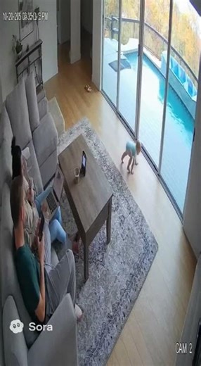 Security Cam Captures Peak Parenting Moment 👶💦