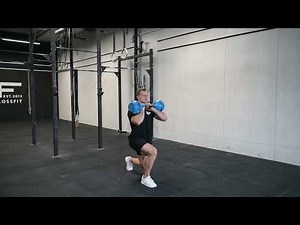 KB Front Rack Walking Lunges