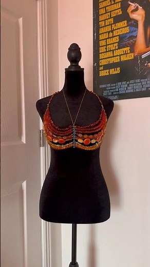DIY beaded bras for EDC #beadedbra #edc