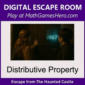 Distributive Property | Digital Math Escape Room Game