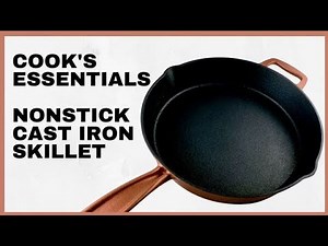 Cook's Essentials Nonstick Cast Iron Skillet Review | QVC Cookware | Fried Potatoes & Onions