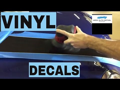 How to Restore Vinyl Decals, Stripes and Graphics!!! Liven them up...or restore completely!!!