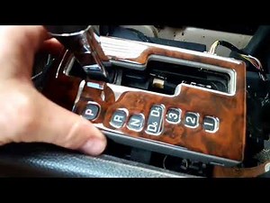 2005 - 2006 Lincoln Navigator stuck in park fix and overide solution malfuntion in bezel