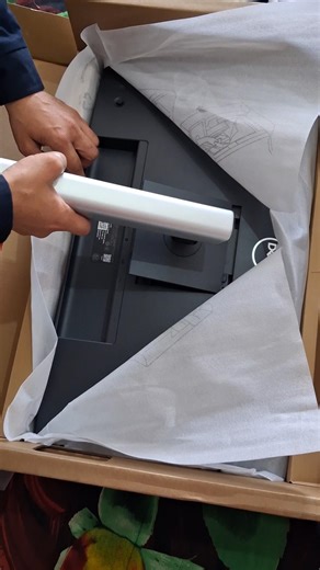 Dell P2425H 24 inch full hd monitor unboxing and box content #dellmonitor