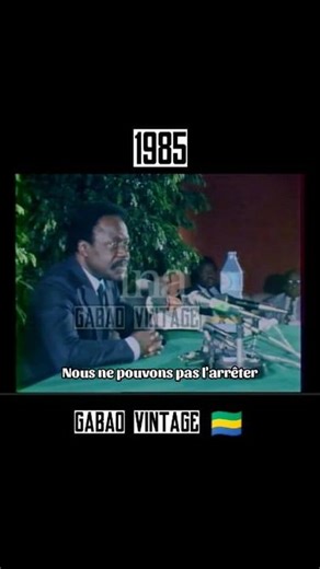58K views · 2.2K reactions | 1985, au cours d'une conférence de presse à Libreville, Omar Bongo s'exprime sur les délais de livraison du Port Minéralier d'Owendo et fustige la surfacturation qu'il attribue aux Multinationales étrangères. #Gabon #Owendo #libreville #portdowendo #Economie #Politique #conferencedepresse #Oprag #AfriqueFrancophone #france | GABAO Vintage | Facebook