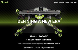 The first robotic electric stretcher - SPARK