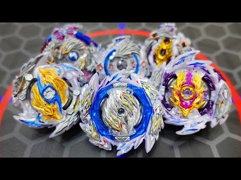 GUILTY LONGINUS VS ALL LONGINUS EVOLUTIONS! Rage, Zwei, Bloody, Nightmare, Lost! Beyblade Burst DB