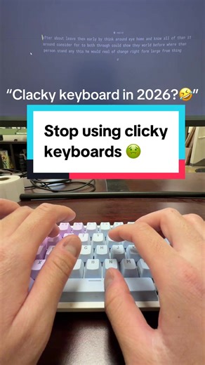 Clacky keyboards are outdated, creamy is the new wave #keyboard #epomaker #mechanicalkeyboard #creamy #tiktokshop