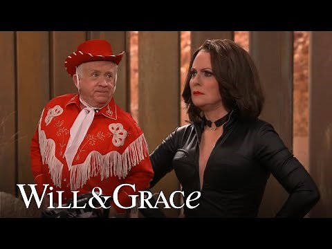 Leslie stole Karen's portion of the wall | Will & Grace '17
