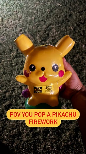 Candlecandoit on Instagram: "POV you pop a Pikachu Firework! What move do you think he did? 🧨⚡️🧨⚡️ #pikachu #pokemon #fireworks #4thofjuly #independenceday"