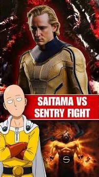 Saitama vs Sentry: Raw Power vs Raw Power #shorts