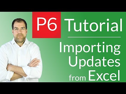 Primavera P6 Tutorial: Importing Primavera Updates from an Excel Spreadsheet