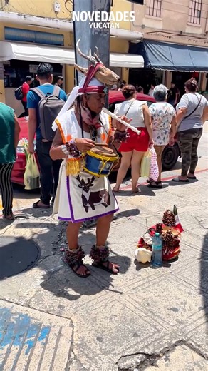 8.5K views · 108 reactions | José Agustín, el abuelito que realiza el antiguo ritual maya del “Faisán y el Venado” en el Centro de Mérida | Novedades Yucatán | Facebook