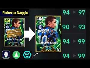 Roberto Baggio 106 Best Training With Booster | Player Progression eFootball 2026