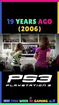 PlayStation 3 Released On This Day 19 Years Ago In 2006.