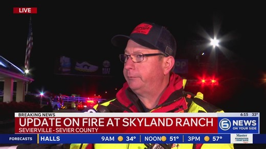 Sevierville Fire Chief gives update on fire at Skyland Ranch
