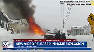 Body camera video released of immediate response to Taunton home explosion