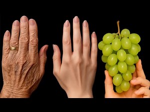 New Japanese Trick! Apply Grape to Your Skin and Look 30 at 70