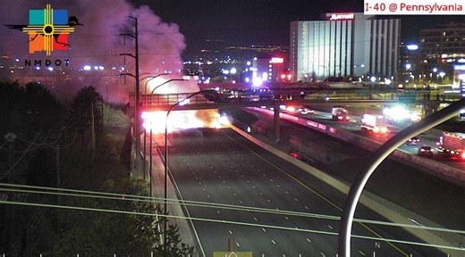 All lanes of I-40 eastbound at Louisiana in Albuquerque are back open after crash